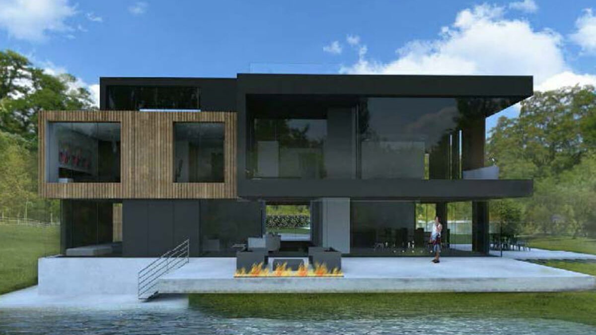 The Lakes - new ultra-modern house in Letchlade with ASHP heating and cooling with MVHR